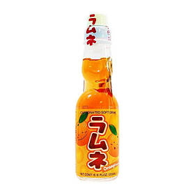 Японська газована вода з кулькою Ramune Orange 200ml