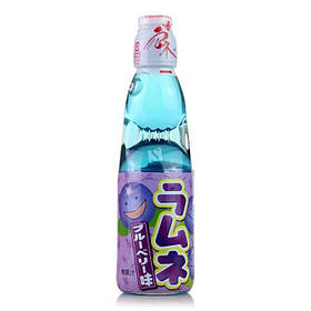 Японська газована вода з кулькою Ramune Blueberry 200ml