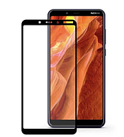 Захисне скло для Nokia 3.1 Plus Dual Sim/Nokia X3, 3D, чорне