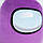 М'яка іграшка Weber Toys космонавт Among Us 27см фіолетовий, фото 3