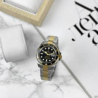 Часы наручные Rolex Submariner AAA Date Silver-Gold-Black