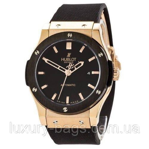 Годинник наручний Hubl0t 5826 Classic Fusion Automatic Black-Gold-Black-Black