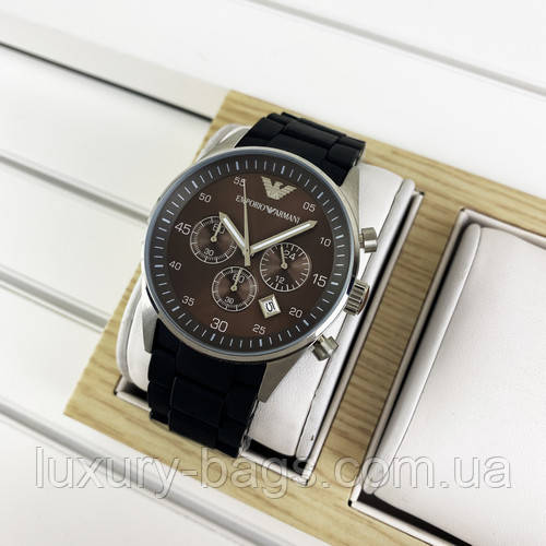 Emporio Armani AR-5905 Black-Silver-Brown, фото 1