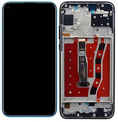 Дисплей для Huawei P20 Lite (2019), Nova 5i, модуль (екран) з синьою рамкою, оригінал