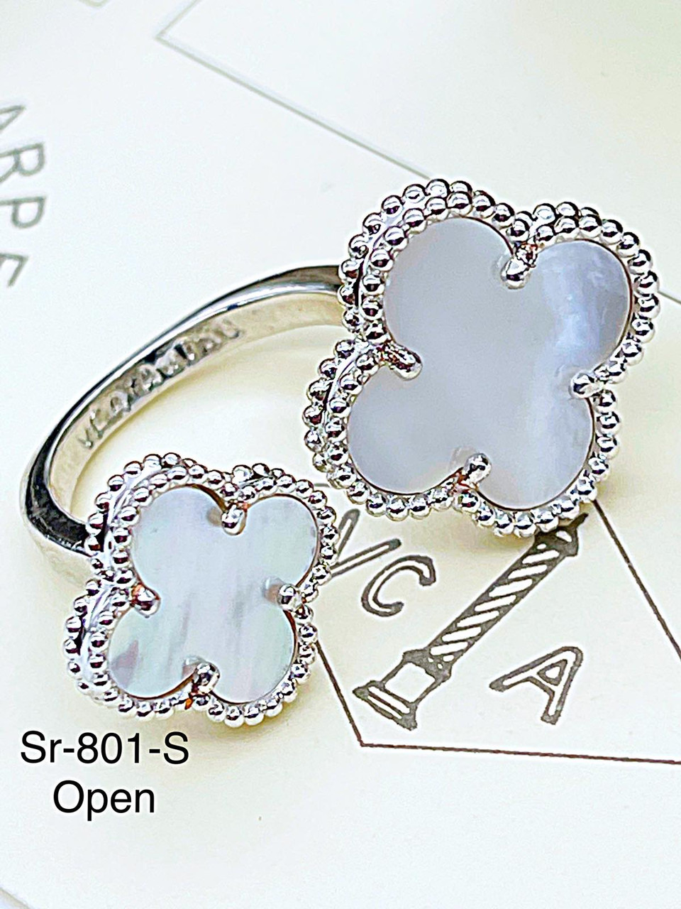 Кільце Stainlees Steel (преміум) Sr-801(8) open
