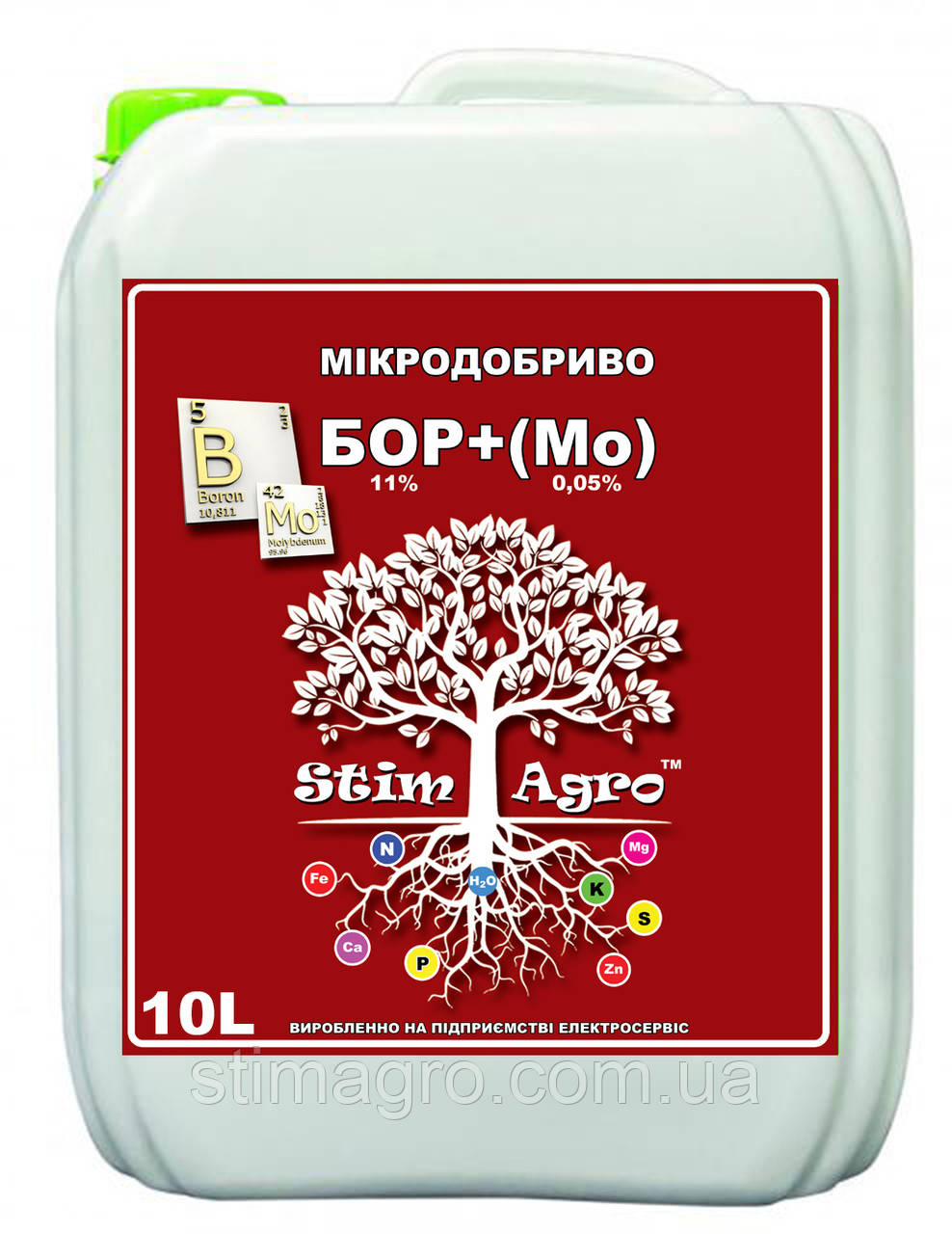 Бор 150 + Молібден (10л) Мікродобриво StimAgro