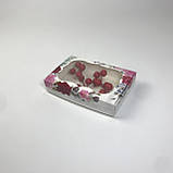 Коробка для пряника, 150*100*30 мм, з вікном, "Роза", фото 3