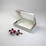 Коробка для пряника, 150*100*30 мм, з вікном, "Роза", фото 2