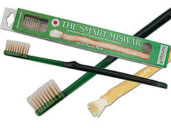 Зубна щітка Mizuha The Smart Miswak з конічними щетинками, зелена