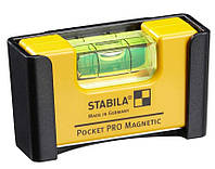 Уровень - мини STABILA Pocket PRO Magnetic магнитный 7 х 2 х 4 см