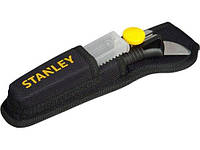 Нож(Чем)STANLEY с выдвижным лезвием с отломными сегментам: M = 18 мм, с футляром