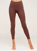 Леггинсы бесшовные женские из микрофибры Giulia Leggings model 2 Deep Taupe S/M Коричневый