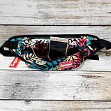 Жіноча бананка, що світиться в темряві, через плече або на пояс Supreme - поясна / нагрудна сумка, фото 3