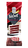 Ескімо сорбет "VELVET" «RED VELVET» з наповнювачем «Заварний крем» в кондитерській молочній білій глазурі 80г