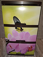 Комод на 4 шухляди з декором "Орхідея 2" Алеана кремовий