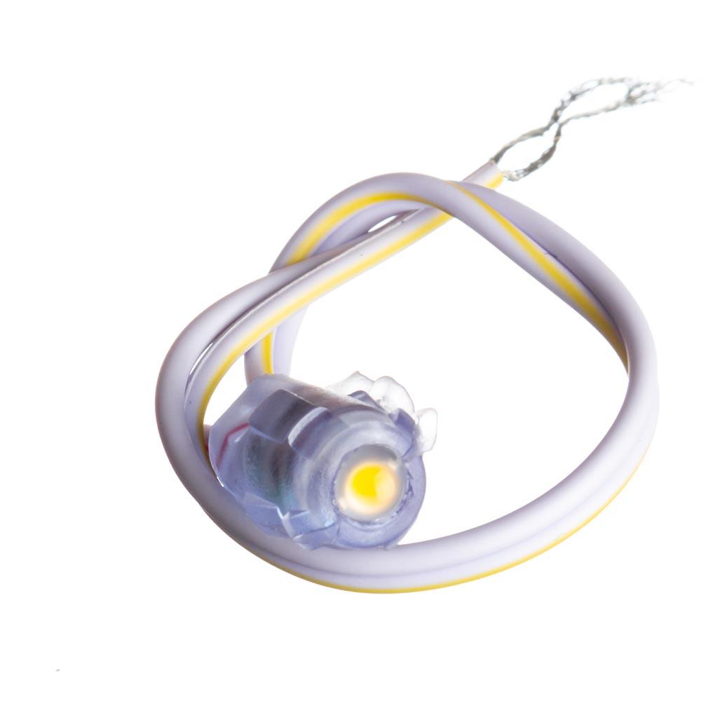 LED світлодіод 12 В жовтий 1led 0.08Вт IP65, фото 1