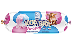 Морозиво «КОРІВКА МУ-УУУ Bubble Frutti» з ароматами жувальної гумки та цукрової вати 500г