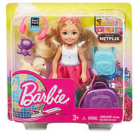 Кукла Барби Челси путешественница Barbie Travel Chelsea