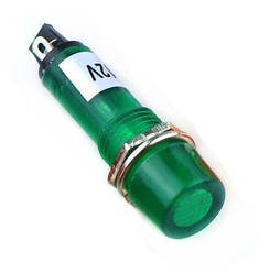 Сигнальний індикатор PL 101 220v (10мм) зелений, фото 1