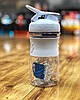 Шейкер спортивний (пляшка) BlenderBottle SportMixer Flip 20oz/590ml White, фото 7