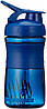 Шейкер спортивний (пляшка) BlenderBottle SportMixer Flip 20oz/590ml Navy, фото 3