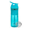 Шейкер спортивний (пляшка) BlenderBottle SportMixer Flip 28oz/820ml Teal, фото 10