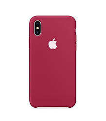 Накладка Silicone Case iPhone XR 6.1 гранатовий