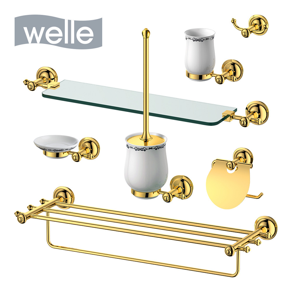 Набір з 7 аксесуарів Welle, золото