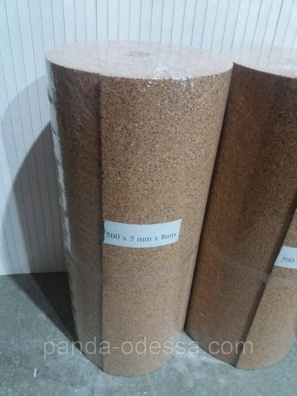 Пробкова підкладка 4 мм, 0,5х8м, ТМ Bazalux Eco Mini Roll / Коркова підкладка рулону