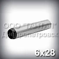 Штифт 6х28 загартований DIN 6325 (ГОСТ 24296-93) циліндричний сталевий