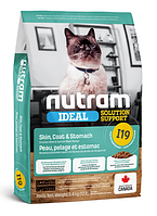 Корм холистик Nutram Ideal Solution Support Skin Coat Stomach 5.4 кг для кошек с чувствительным пище