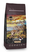 Сухий корм Landor (Ландор) SMALL Breed LAMB & RICЕ 3 кг для дорослих собак дрібних порід з ягням