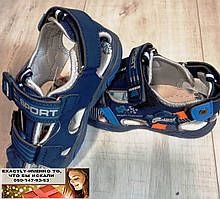 Босоніжки сандалі для хлопчика Туреччина розмір 31 устілка 19 см сині