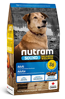 Сухой корм холистик Nutram Sound Balanced Wellness Adult Dog 11.4 кг для взрослых и пожилых собак всех пород