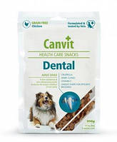 Canvit DENTAL 200 г - полувлажные функциональные лакомства для здоровья зубов собак