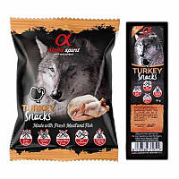 Alpha Spirit (Альфа Спирит) DOG Snacks Turkey - Полувлажное лакомство с индейкой для собак 50 г