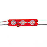 Модуль світлодіодний червоний 12 в smd5730 3LED 1.5 Вт герметичний, фото 5