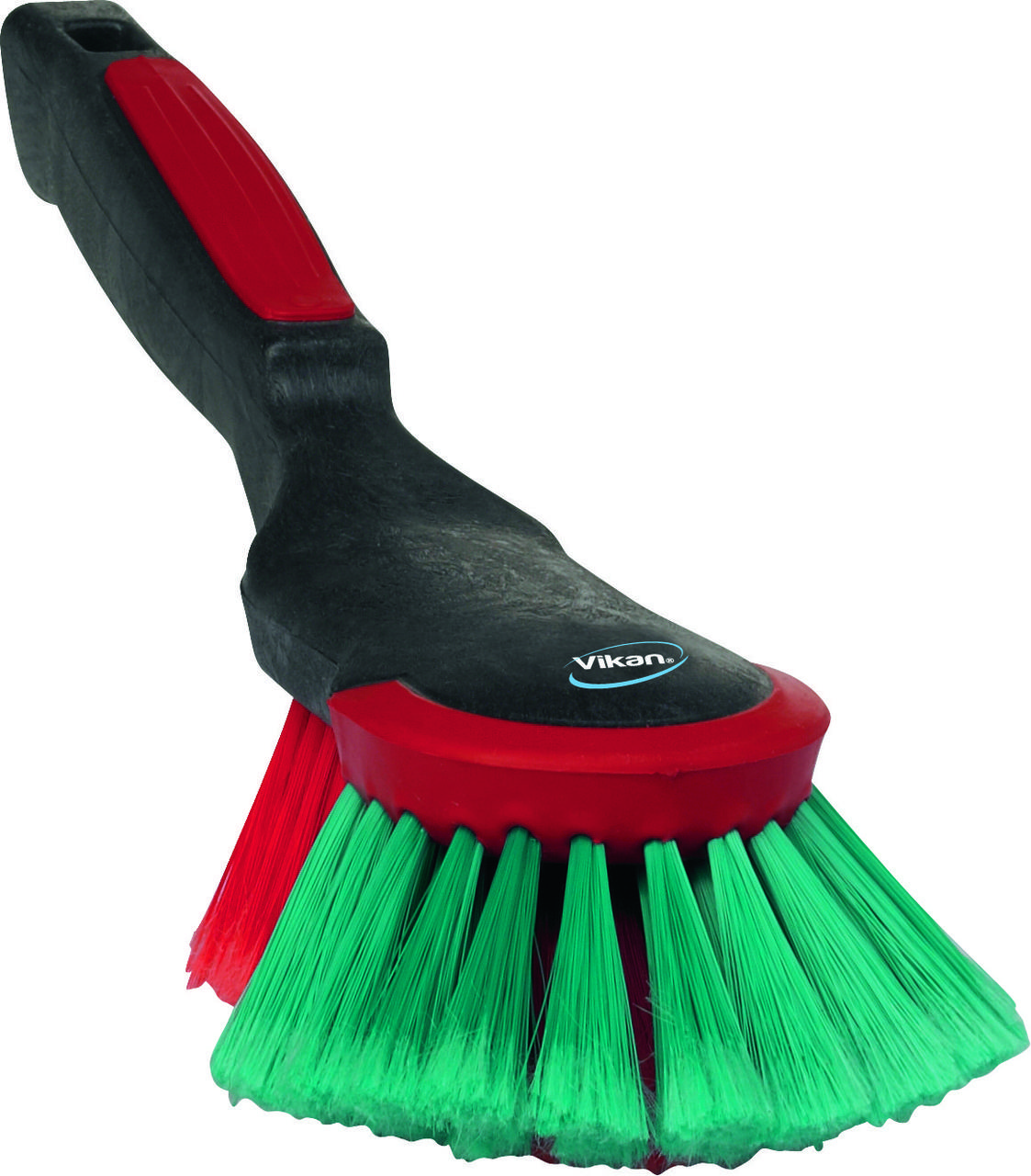 Ручна щітка з посіченим ворсом - Vikan Hand Brush Soft/Split 320 мм, м'яка, чорна (524652)