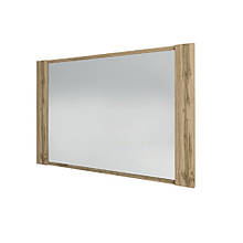 Дзеркало прямокутне з ламінованої ДСП в спальню Франческа 880 дуб вотан/латте Сокме