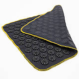 Набір для йоги 3в1 Килимок для йоги + Масажний килимок Аплікатор Кузнєцова + валик OSPORT Set 30 (n-0061) Чорно-чорний, фото 6