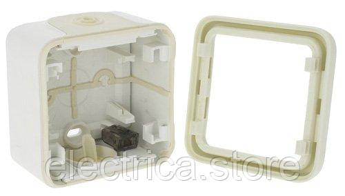 Plexo Коробка для накладного монтажу 1-постова IP55, білий Legrand 69689, фото 1