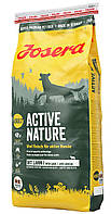 Сухой корм (Йозера) Josera Active Nature 15 кг для собак с двумя видами мяса и травами