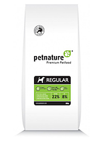 Збалансований сухий корм PetNature REGULAR 15 кг для дорослих собак