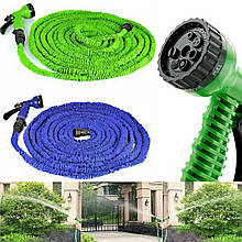 Шланг поливальний X-hose для саду 15 м ⁇ xhose шланг для поливання з насадкою розпилювачем 7 режимів