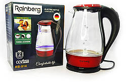 ЕЛЕКТРОЧАЙНИК RAINBERG RB-914 1850-2200W СТЕКЛО