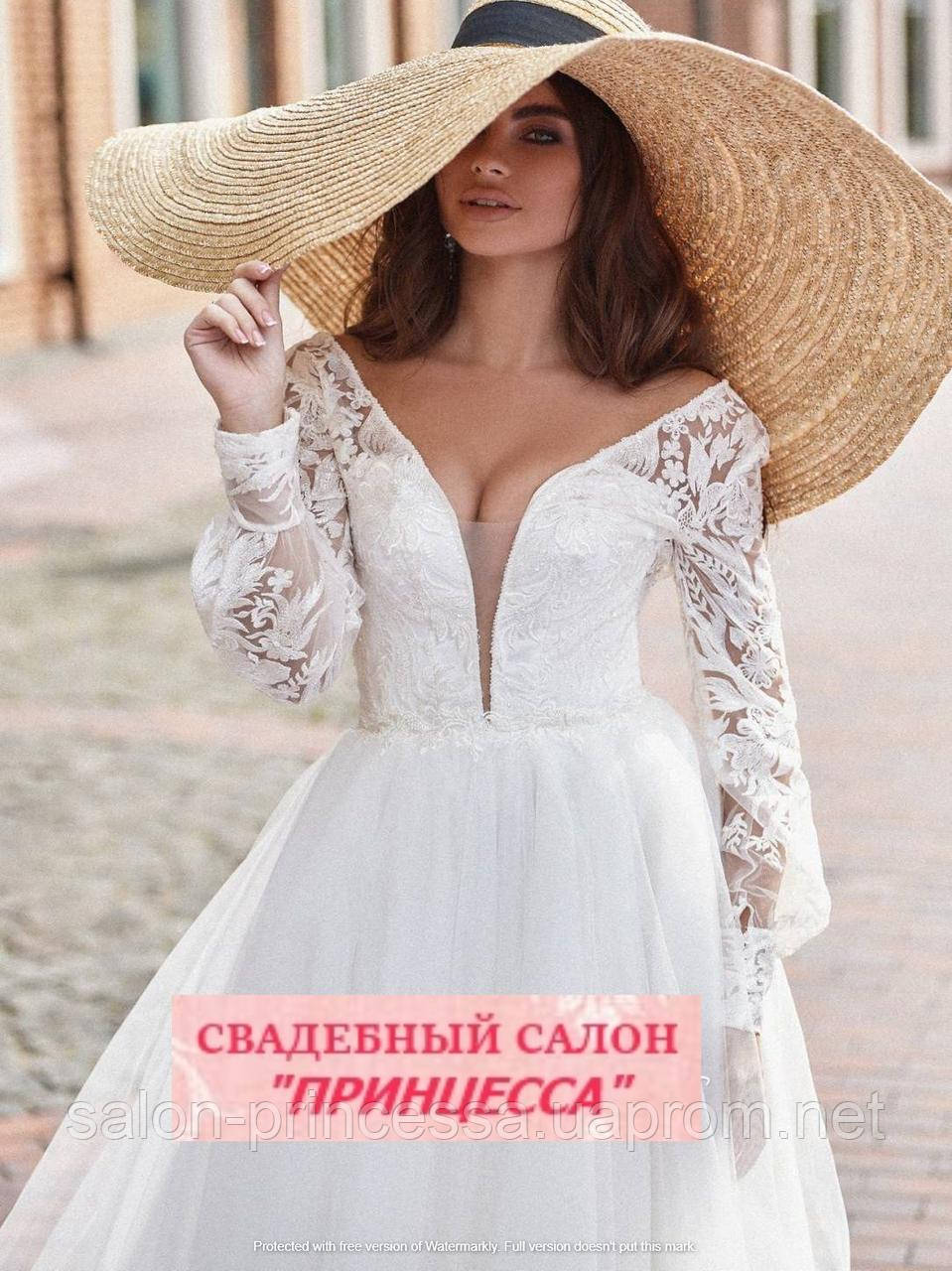 Свадебное платье "Моника" 2021 - фото 2 - id-p1390561431