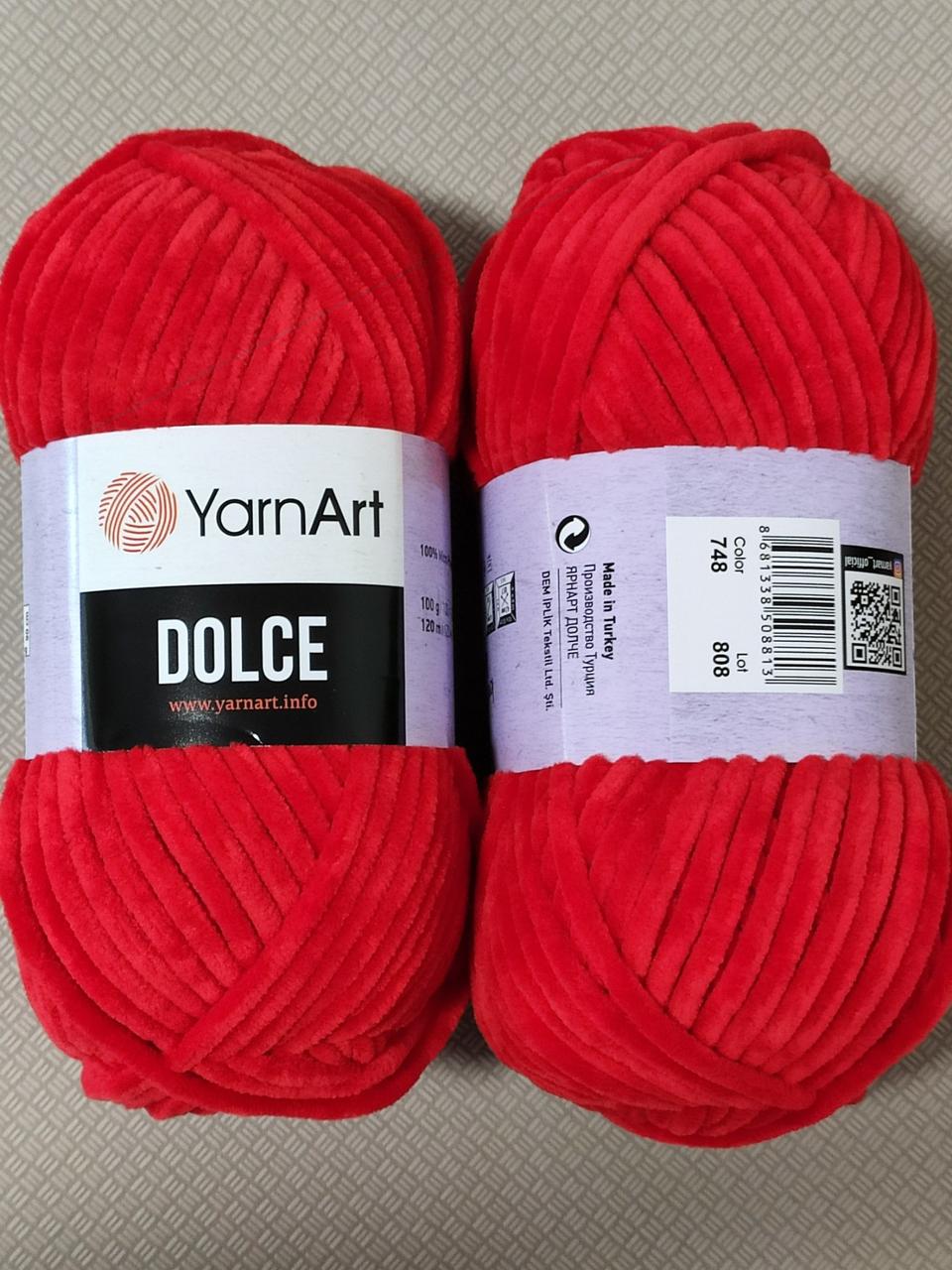 YarnArt Dolce - 748 червоний