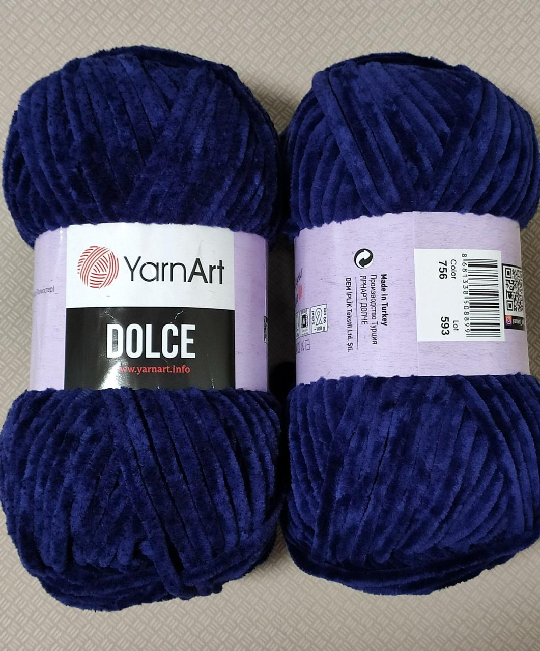 YarnArt Dolce - 756 темно-синій