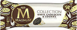 Морозиво ескімо Магнум Біле Печиво "Magnum White Cookie" 74г 20шт