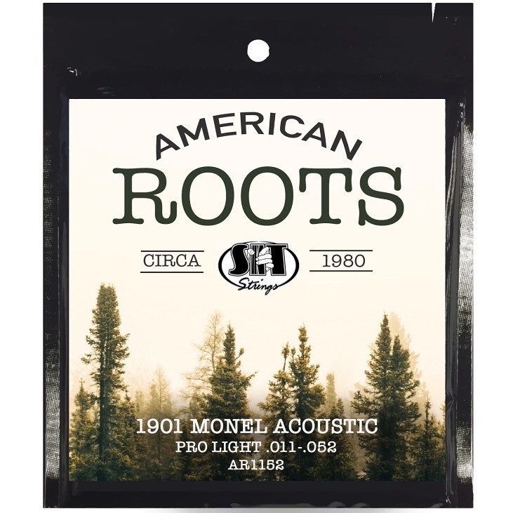 Струни SIT AR1152 American Roots Monel Acoustic Guitar Strings Pro Light 11-52 для акустичної гітари